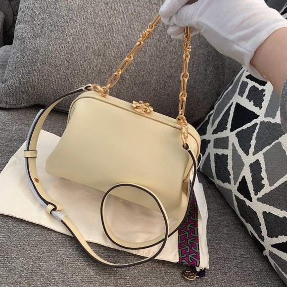 NWT Tory Burch Butter Milk 82256 Cleo small bag - Picture 7 of 8